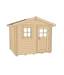 Weka Gartenhaus Premium 28 -Biohort || LECHUZA Verkaufsgeschäft 1807478 WE DE 002 BBH28MMNAGOLD1V20GR3