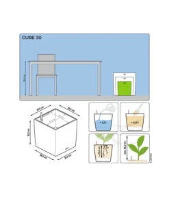 LECHUZA® CUBE, All-in-One Set -Biohort || LECHUZA Verkaufsgeschäft 3179884 3180098 3180056 3180064 3179850 3174497 WE DE 001 CubePremium30