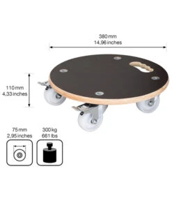 Wagner Pflanzroller MaxiGrip, Ø 38 Cm -Biohort || LECHUZA Verkaufsgeschäft 3519485 WE BG 003 MULTIROLLERMAXIGRIP