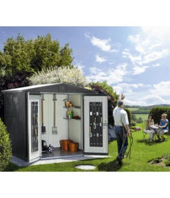 Biohort Gerätehaus Europa 5, Ca. B336/H209/T248 Cm -Biohort || LECHUZA Verkaufsgeschäft 3661303 WE MO 003 BiohortGeraetehausEuropa5