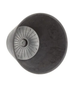 Artstone Kunststoff-Blumentopf Claire, Rund -Biohort || LECHUZA Verkaufsgeschäft 3930047 BildD 002 ArtstoneKunststoffBlumentopfClaireTopfClaireSchwarz27Cm