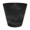Artstone Kunststoff-Blumentopf Claire, Rund -Biohort || LECHUZA Verkaufsgeschäft 3930047 BildFS 001 ArtstoneKunststoffBlumentopfClaireTopfClaireSchwarz27Cm