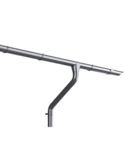 Weka Dachrinnen-Set Für Satteldach, Verzinkt