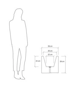 Farmet Kunststoff-Pflanzkübel Atlantis, Doppelwandig -Biohort || LECHUZA Verkaufsgeschäft 4109971 WE DE 004 ATLANTISRechteckigerDoppelwandigerPflanzkuebel39x39x39cmhochSTEINBEIGE