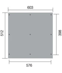 Weka Doppelcarport 618, Mit Stahldach -Biohort || LECHUZA Verkaufsgeschäft 4308821 WE DE 002 WekaDoppelcarport618mitPVC KunststoffdachCarportAbstellplatzAutounterstandUnterstandSchutzdach