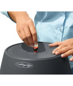 LECHUZA® CLASSICO Color, All-in-One-Set -Biohort || LECHUZA Verkaufsgeschäft 4309720 PR MO 011 ClassicoColorSchiefergrauMitSchraubeLechuza