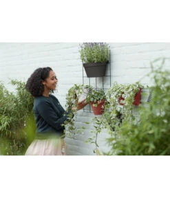 Elho Metall-Wandgitter Für Töpfe Loft Urban Green Wall Gestell, Ca. B47,3/H59/T1,5 Cm, Schwarz -Biohort || LECHUZA Verkaufsgeschäft 4315917 WE MO 004 elhoMetallWandgitterfuerToepfeBlumentopfurbangardening