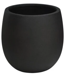 Dehner Polystone-Topf Balloon, Espresso