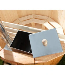 Wolff Finnhaus Badebottich Grauer Einsatz, Ca. Ø200/H100 Cm -Biohort || LECHUZA Verkaufsgeschäft 6618250 WE DE 003 FinnhausWhirlpool