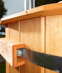 Wolff Finnhaus Badebottich Grauer Einsatz, Ca. Ø200/H100 Cm -Biohort || LECHUZA Verkaufsgeschäft 6618250 WE DE 004 FinnhausWhirlpool