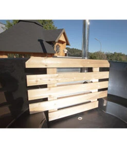 Wolff Finnhaus Badebottich Grauer Einsatz, Ca. Ø200/H100 Cm -Biohort || LECHUZA Verkaufsgeschäft 6618250 WE DE 005 FinnhausWhirlpool