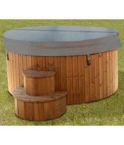 Wolff Finnhaus Badebottich Grauer Einsatz, Ca. Ø200/H100 Cm -Biohort || LECHUZA Verkaufsgeschäft 6618250 WE MO 002 FinnhausWhirlpool