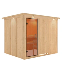 Wolff Finnhaus Innensauna De Luxe Xena, Ca. B246/H202/T210 Cm