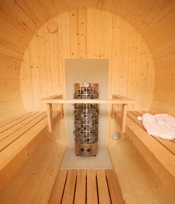 Wolff Finnhaus Saunafass Basic 250 Montiert, Ca. B205/H210/T250 -Biohort || LECHUZA Verkaufsgeschäft 6619043 WE DE 008 FinnhausSaunafass