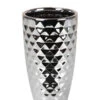 Scheurich Keramik-Vase Mirror Silver, Konisch, Silber, Ca. Ø15/H25 Cm -Biohort || LECHUZA Verkaufsgeschäft 6642037 WE FS 001 VaseMirrorSilber