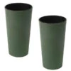 Siena Garden Kunststoff-Säulen ECO Locon, Konisch, Grün, Ca. Ø30/H57 Cm, 2er-Set -Biohort || LECHUZA Verkaufsgeschäft 6655021 WE FS 001 PflangefaesseEcoLocon30Gruen