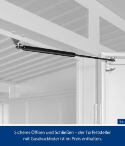 Hörmann Berry-Gerätehaus Classic-S Typ 1, Ca. B258,8/H216/T121,3 Cm -Biohort || LECHUZA Verkaufsgeschäft 6668297 WE DE 002 HoermannMetallgeraetehaus