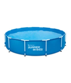 Summer Waves Frame Pool Blau