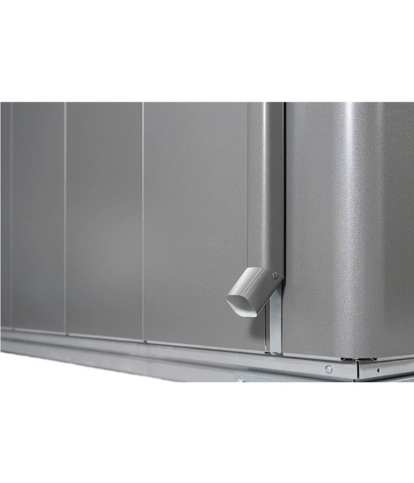 Biohort Gerätehaus Neo 1C, Silber/quarzgrau 4 Biohort Gerätehaus Neo 1C, Silber/quarzgrau – Bild 2