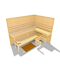 Weka Sauna Kemi Panorama Inkl. Ofen, Ca. B162/H200/T193 Cm -Biohort || LECHUZA Verkaufsgeschäft 6914410 WE DE 002 WekaSaunaKemiPamorama