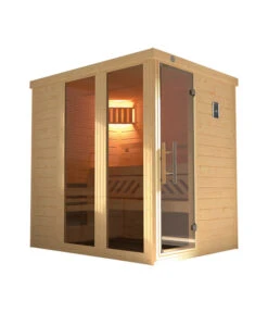 Weka Sauna Kemi Panorama Inkl. Ofen, Ca. B162/H200/T193 Cm
