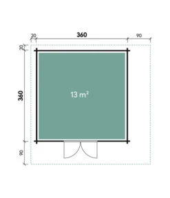 Wolff Finnhaus Metallgerätehaus Eleganto 3030, Inkl. Lounge Links, Ca. B691/H227/T318 Cm -Biohort || LECHUZA Verkaufsgeschäft 6929681 WE DE 001 FinnhausEleganto
