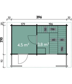 Wolff Finnhaus Saunahaus De Luxe Sanna 70, Ca. B460/H280/T322 Cm -Biohort || LECHUZA Verkaufsgeschäft 6934236 WE DE 001 FinnhausSaunahausDeLuxeSanna70