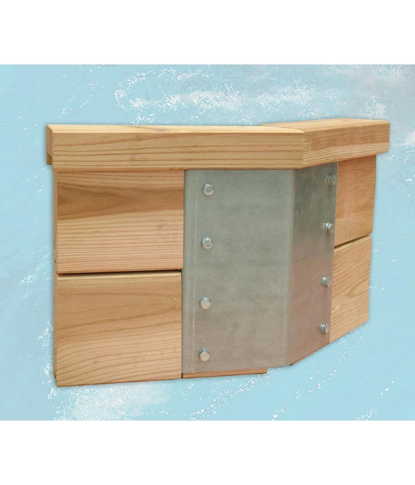 Weka Massivholzpool 595 Gr. 1, Ca. B490/H201/T315 Cm, Folie Hellgrau – Bild 4