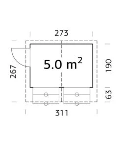 Palmako Marktstand Stella -Biohort || LECHUZA Verkaufsgeschäft 6977854 WE BG 001 PalmakoMarktstandStella