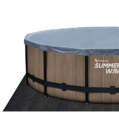 Summer Waves Frame Pool Elite, Teak, Rund -Biohort || LECHUZA Verkaufsgeschäft 6990980 WE DE 001 SummerWavesFramepoolEliteteakrund