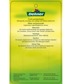 Herbstapfel 'Elstar' 13 Herbstapfel 'Elstar' -Biohort || LECHUZA Verkaufsgeschäft 7639164 HerbstapfelElstar Etikett 2