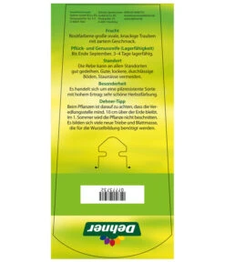 Tafeltraube 'Vanessa' -Biohort || LECHUZA Verkaufsgeschäft 7773732 TafeltraubeVanessa Etikett2