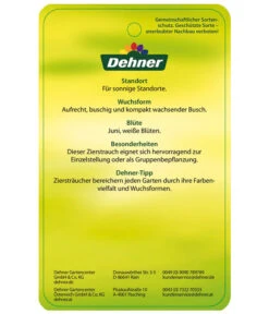 Blasenspiere 'Tiny Wine' -Biohort || LECHUZA Verkaufsgeschäft BlasenspiereTinyWine Etikett 2