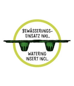 Scheurich Kunststoff-Topf Purista+, Rund -Biohort || LECHUZA Verkaufsgeschäft WE DE 016 ScheurichBewaesserungseinsatz